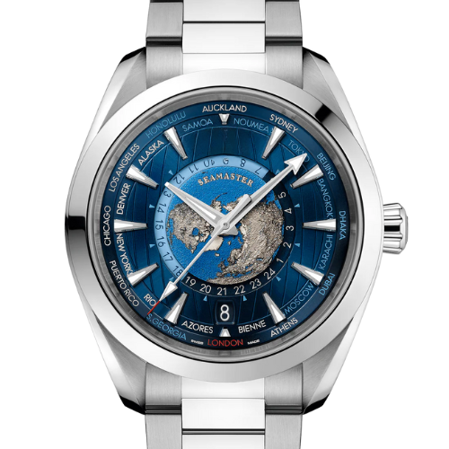 OMG Seamaster Aqua Terra 150M Worldtimer – Blue Steel – Automatic – 43mm