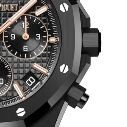 AP Royal Oak Chronograph Black Titanium Steel – 43mm (Quartz)