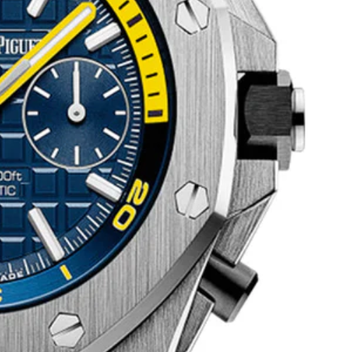 AP Royal Oak Blue Dial – White 904L Steel – 42mm (Quartz)