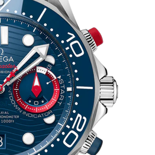 OMG Seamaster Diver 300M Chronograph – Blue Dial – Stainless Steel – Quartz – 44mm