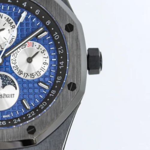 AP Royal Oak Blue Black – Black Rubber – 41mm